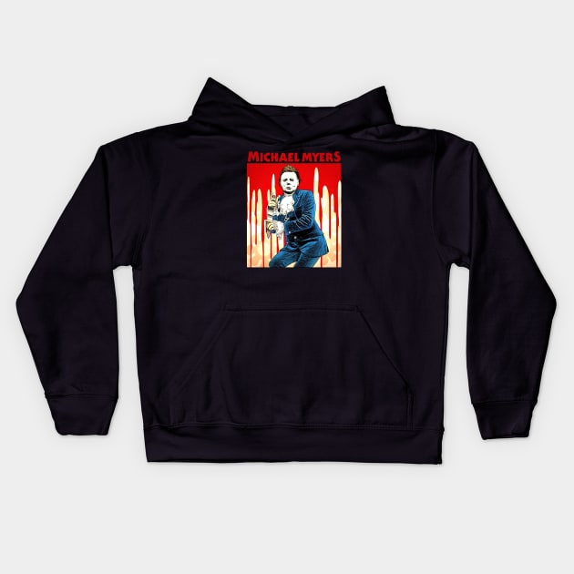 Michael Myers Kids Hoodie by mrecaels